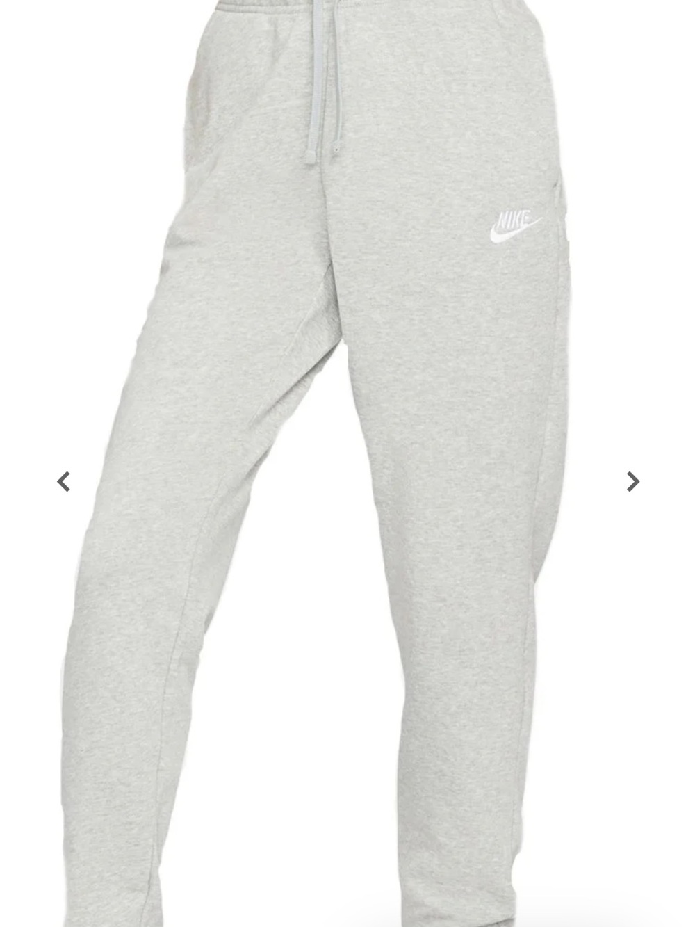 Nike Light Grey Women’s Fleece Joggers
